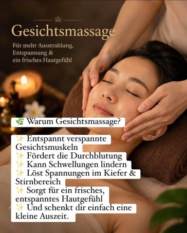 Gesichtsmassage